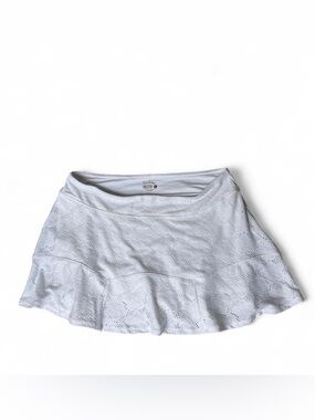 Lilly Pulitzer Luxletic White Eyelet Tennis Skort XL Activewear